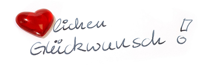 Herzlichen Glückwunsch/Foto:Birgit Reitz Hofmann/AdobeStock.com