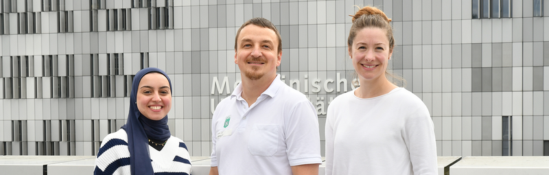 Sarah Sedik, Martin Hönigl und Stella Wolfgruber. Credit: Med Uni Graz